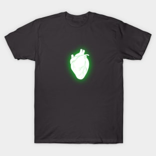 green neon heart T-Shirt